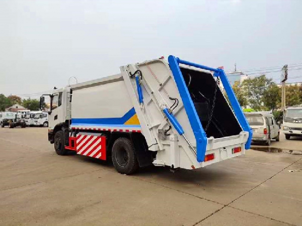 東風(fēng)天錦天然氣國六14方壓縮式垃圾車